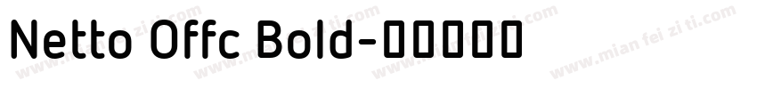 Netto Offc Bold字体转换